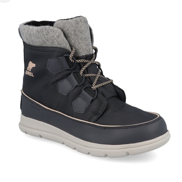 Sorel Explorer II Carnival Felt Waterproof Boots Grey Women’s Size 7 - Picture 1 of 8